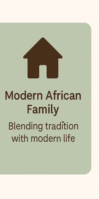 Modernt African Family